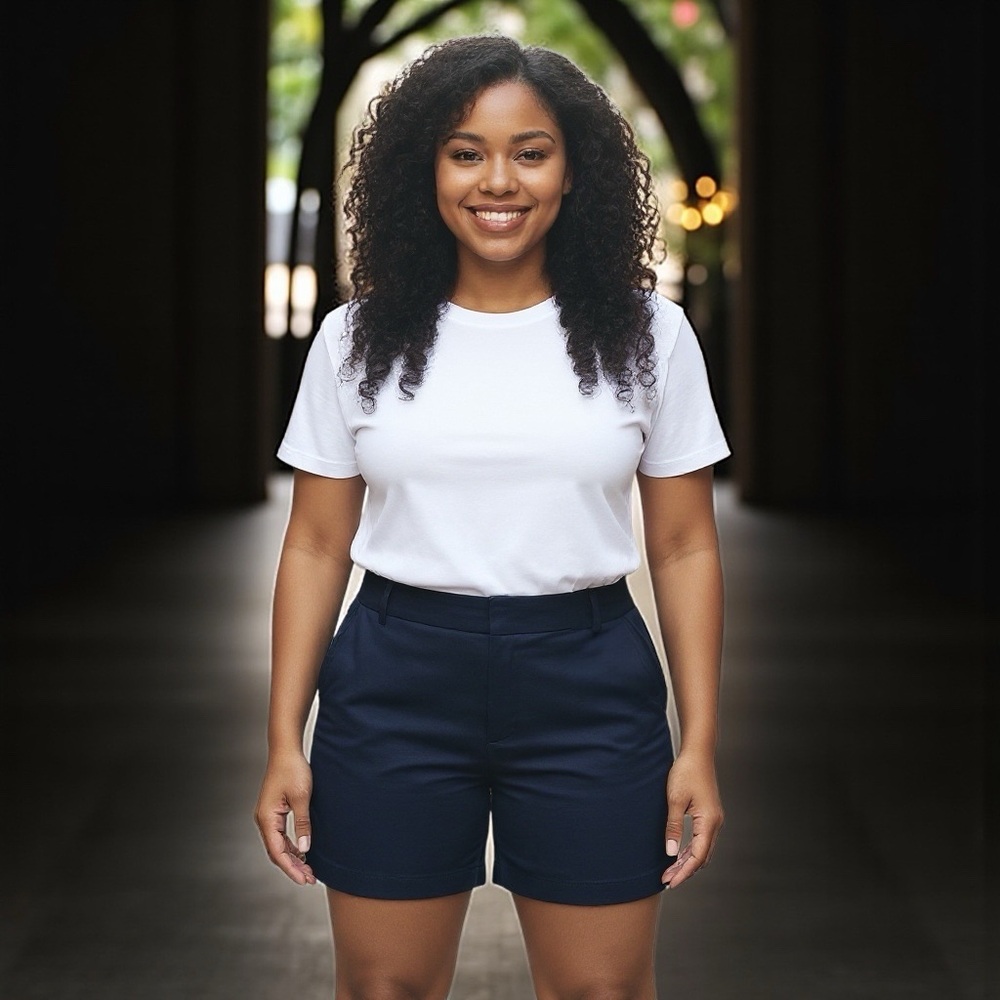 Navy Plus Size Shorts by Stoosh Retro Deadstock with Tags